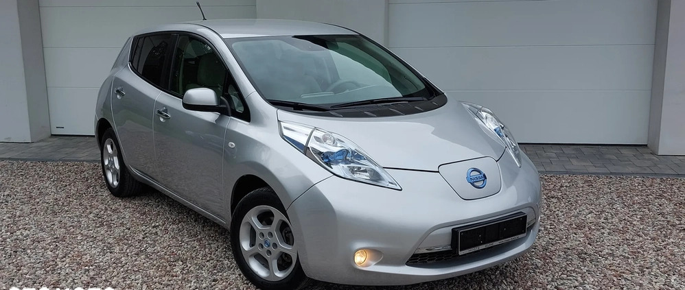 Nissan Leaf cena 25999 przebieg: 96042, rok produkcji 2013 z Zambrów małe 704